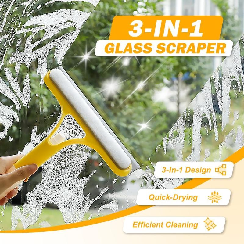 Crimson 3 in 1 Window Cleaning Scraper